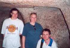 Head room in cave Click to enlarge