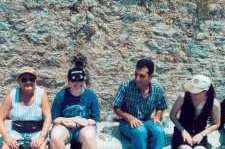 Us on the loo at Ephesus Click to enlarge